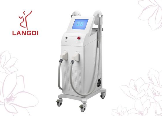 800w উল্লম্ব Elight লেজার চুল অপসারণ বিউটি সেলুন সরঞ্জাম