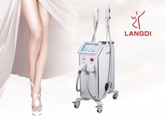 560nm স্কিন রিজুভেনশন Ipl হেয়ার রিমুভাল মেশিন ই লাইট লেজার শ্রী সিস্টেম