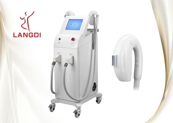 8.0 ইঞ্চি LCD Ipl Shr ব্যথা মুক্ত লেজার চুল অপসারণ মেশিন 2 হাতল সহ
