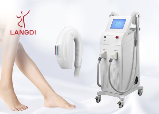 2 হ্যান্ডপিস ব্যথামুক্ত Ipl Shr চুল অপসারণ মেশিন বিউটি সেলুনের জন্য